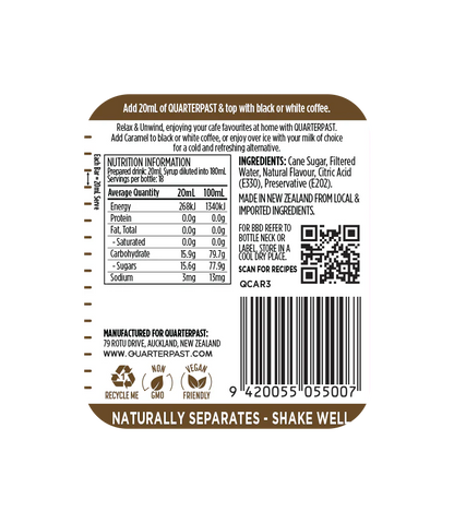 Caramel Coffee Flavour 360mL